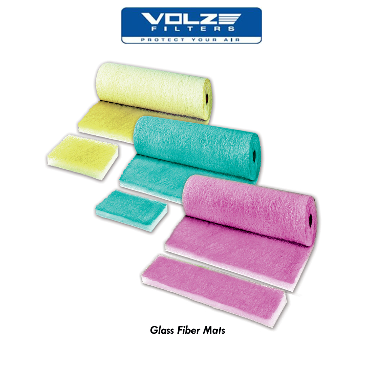 Glass fibre mats